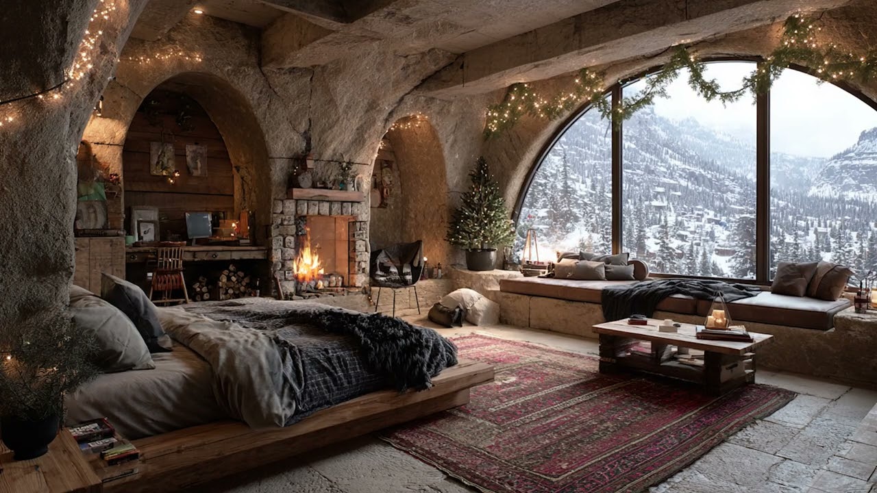 Beautiful Snowy Christmas Ambience 🎄Instrumental Christmas Music 🌲🎁 Christmas Ambience 2026