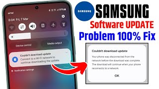 How to fix Couldn't download update problem in samsung mobile | software update problem samsung screenshot 1