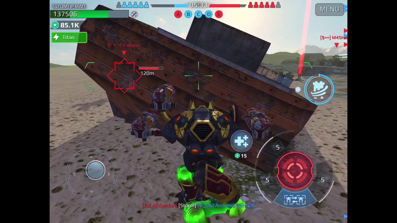 Vortex war robots Vortex war robots