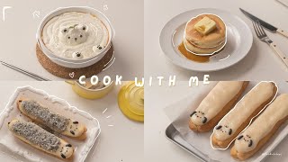 [vlog] on the menu : japanese souffle pancake, rosé tteokbokki, & chinese mochi donut