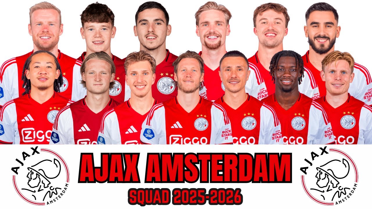AFC AJAX SQUAD 2025-2026 | Players, Countries & Position