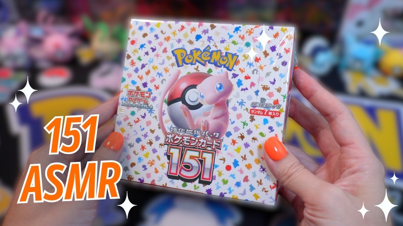 151 Pokemon Unboxing! Japanese Booster Box Unboxing ASMR - YouTube