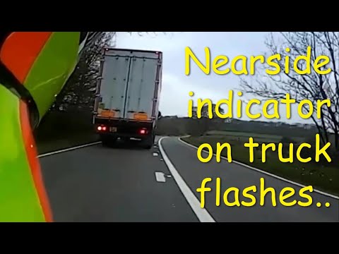 When a Truck Driver Invites Motorcycle To Pass.