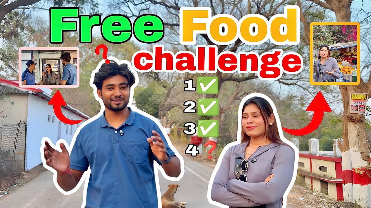 Free Food Challenge For The YouTuber  @AartiSahu