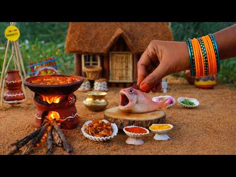 Miniature Fish Paratha | Fish Masala + Fry + Puttu + Surprise | Mini Foodkey