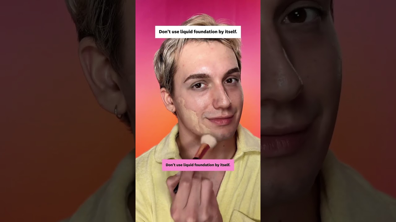 Glowy vs oily makeup 