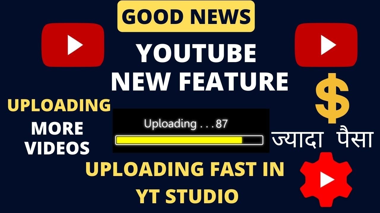 Good News YouTube New Update | YT Studio New Feature | More Videos Fast ...