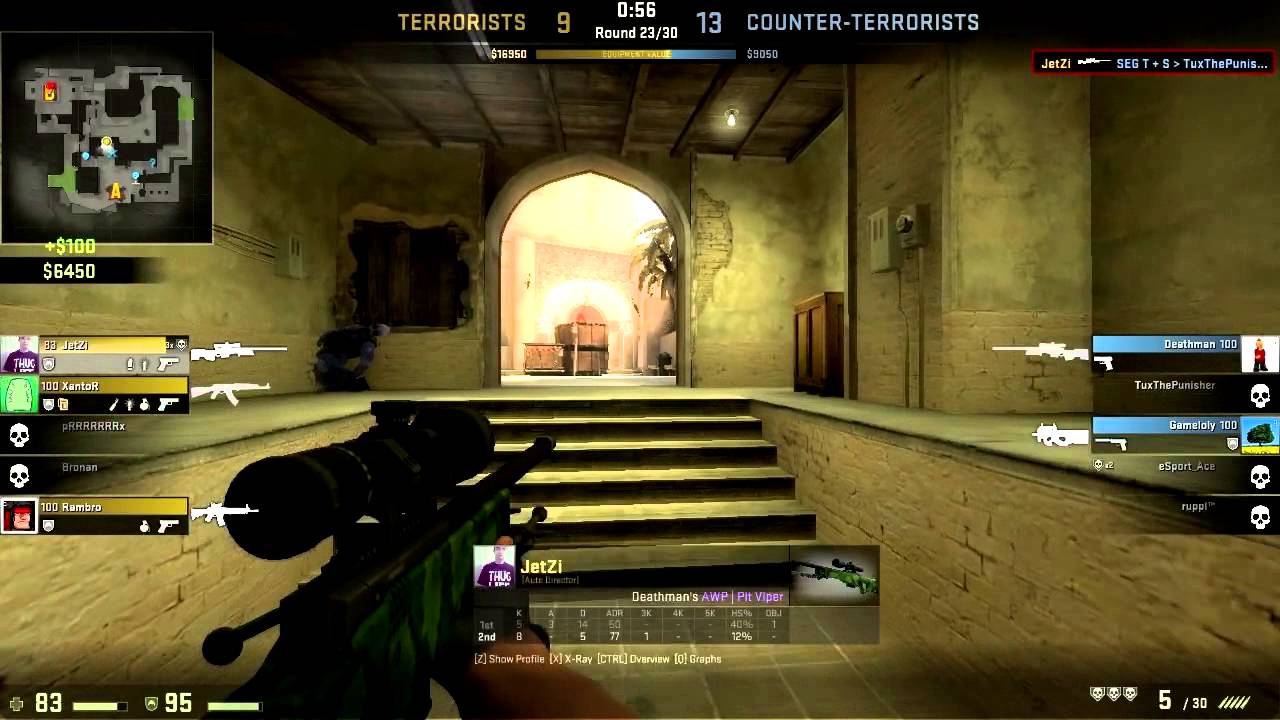JETZI vs m1x -4K AWP @CSGO