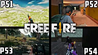 Free Fire Ps1 Vs Ps2 Vs Ps3 Vs Ps4 Youtube