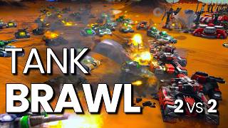 All-Out Tank Brawl – 2v2 Mayhem on Star Watcher | Beyond All Reason