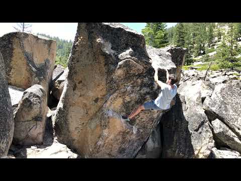 Beta Video for climb Stabbing Caesar v7, Lake Tahoe