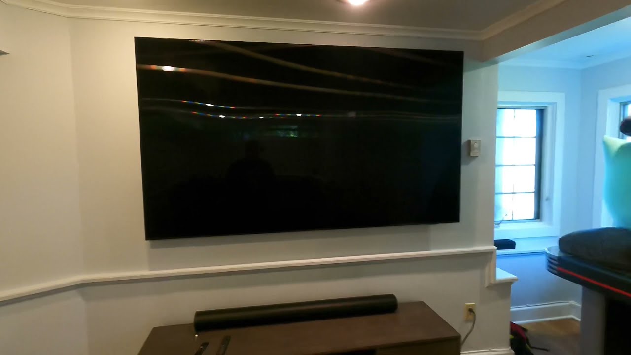 Samsung 85 inch TV with Sonos WIreless ATMOS surround sound Install