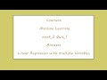 Master Week 2 Quiz: Answers to Multiple Variables Linear Regression on Coursera 🧠