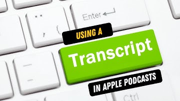 Using a transcript in Apple Podcasts