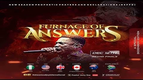 FURNACE OF ANSWERS [DAY 5] || NSPPD || 12TH DECEMBER 2025