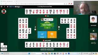 5 hands against a top bridge player (Jason Feldman) - 21st June 2024