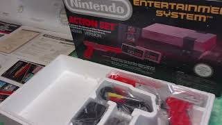 Nintendo NES Action Set brand new unused Asian Version complete in box.