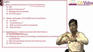 Introduction to Bookkeeping and Accounting (Part- 2) | CA ANAND BHANGARIYA
