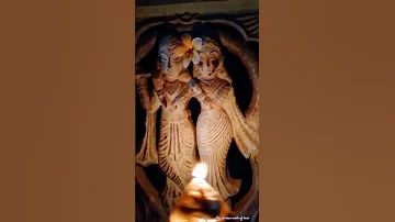 Radhe Krishna arti | #worship #krishna #radha #radhakrishna #shorts #light #peace #god #idol #viral