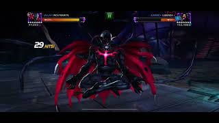 MCoC Symbiote Supreme vs Serpent on node 46 (Aspect of Evolution, Enchanced sp2, Power Gain)