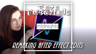 AFTER EFFECT REMAKES | Sony Vegas Pro Tutorial | mldniqhts (Episode 01)