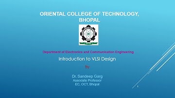 Lecture 1-Introduction to VLSI design,Dr.Sandeep Garg