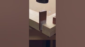 Dovetail Key Reinforcement for Corner Half-Lap Joint. #shorts