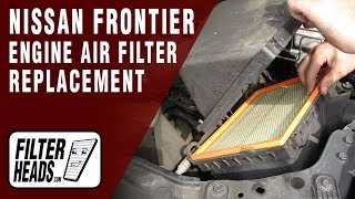 How to Replace Engine Air Filter 2008 Nissan Frontier V6 4.0L | TA44727, AF7845