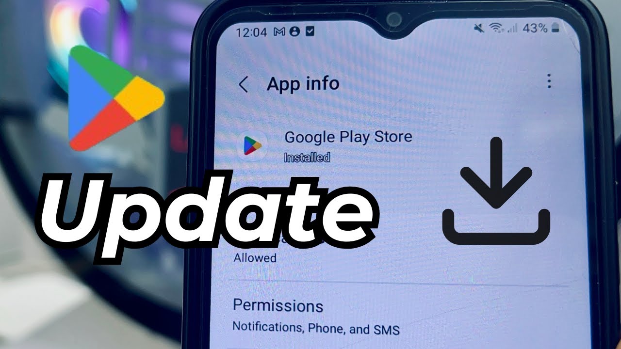 Update Google Play Store On Android - YouTube