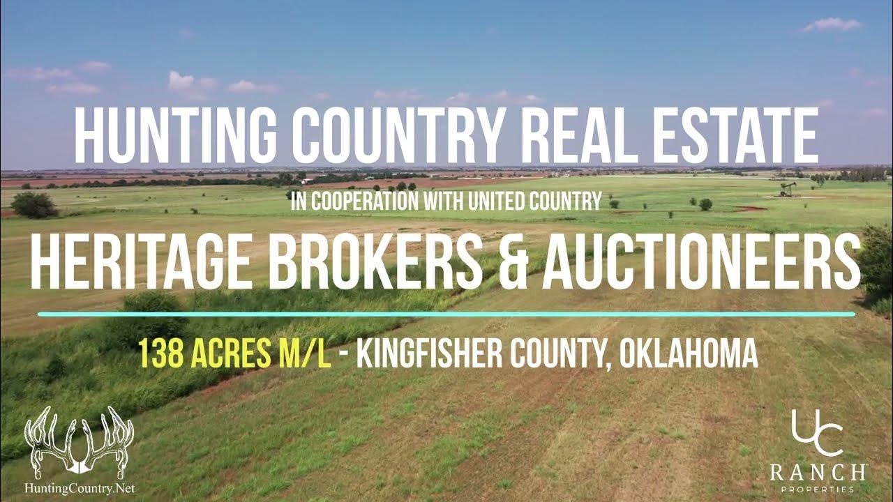 Kingfisher County, Oklahoma 138 Acre M/L YouTube