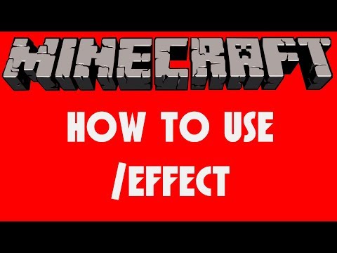 How To Use /effect - Minecraft JAVA/PE Tutorial