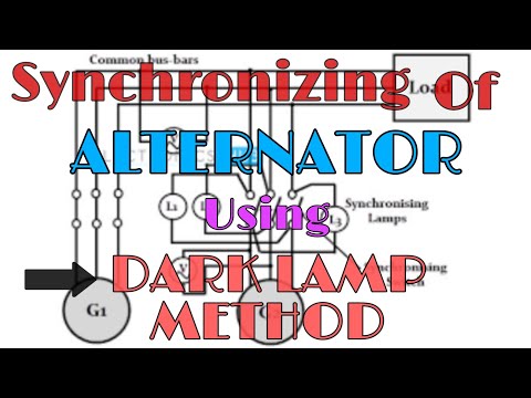 Synchronizing of alternator using DARK LAMP method ||KVS TRICKS ||