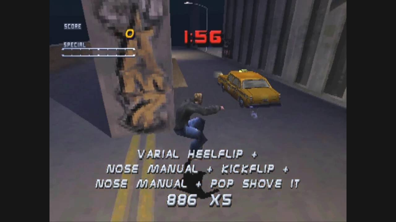 Tony Hawk's Pro Skater 2 Ps1/Pc New York 100% Walkthrough HD