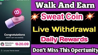 Walk & Earn Apps Tamil | Sweatcoin Live Withdrawal Proof | Earn Money for Walking | No Investment