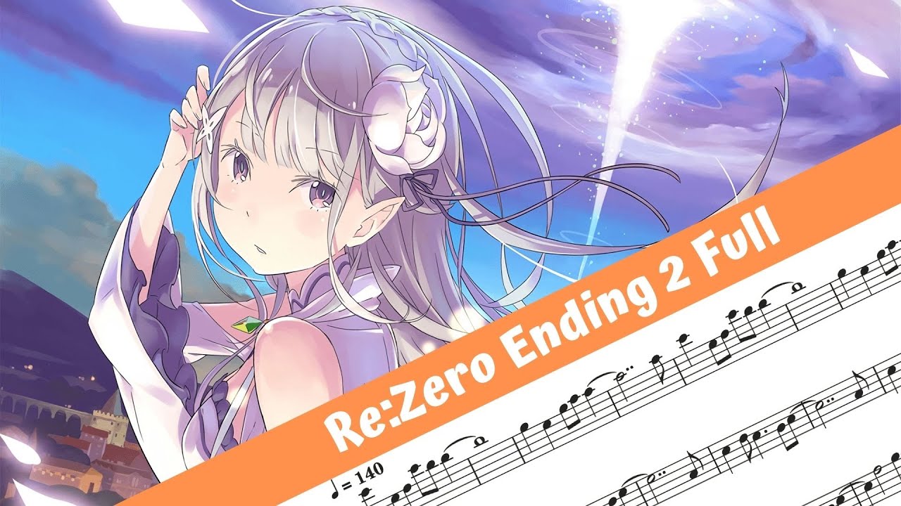 Re Zero Ending 2 Full (Flute) YouTube