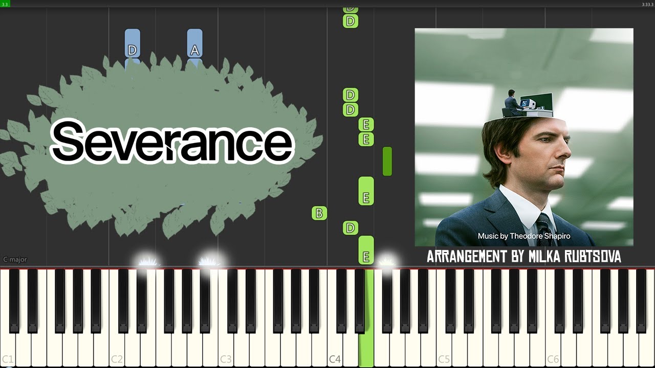 Severance Soundtrack Main Titles Synthesia Piano Tutorial and Cover YouTube