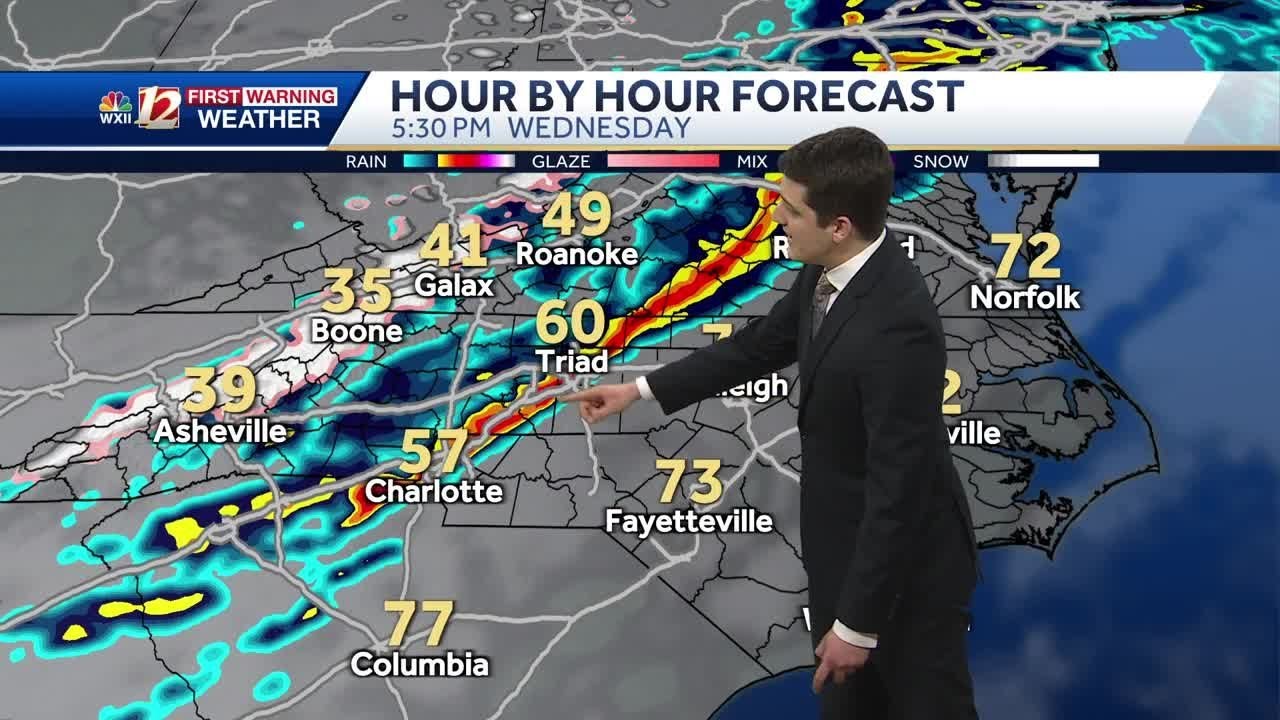 WATCH: Stray shower Monday afternoon, better rain chance on Tuesday ...