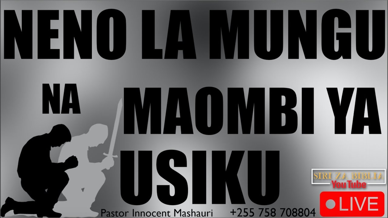 LIVE: MABAYA YASIKUPATE WEWE // MAOMBI YA USIKU
