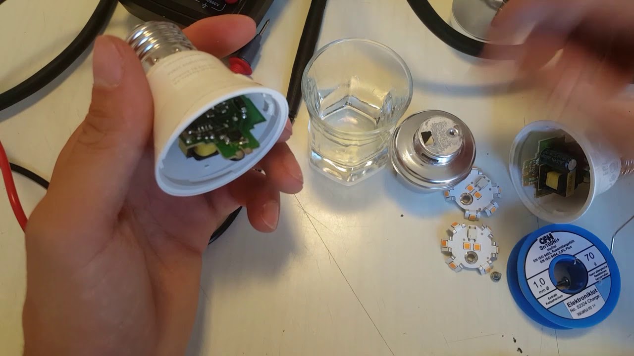 The easiest LED Bulb Repair , Without Soldering Iron YouTube