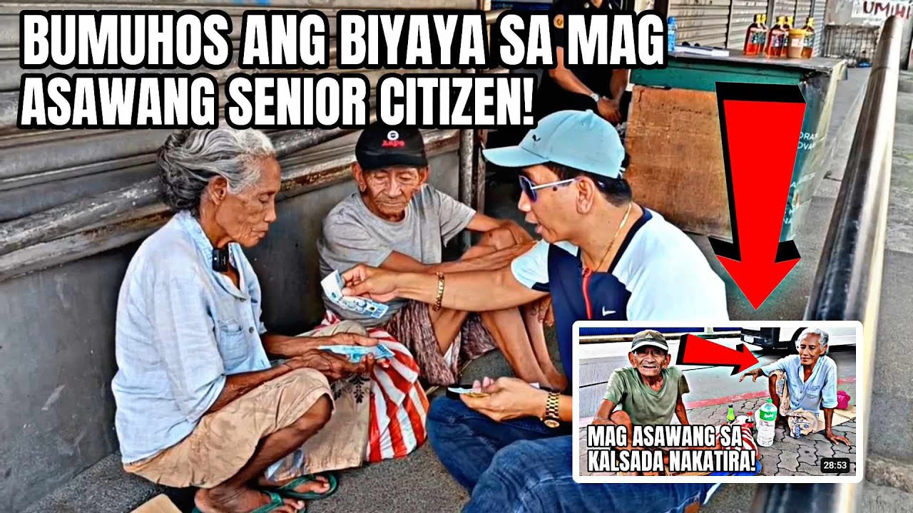 Bumuhos Ang Biyaya sa Mag Asawang Senior Citizen