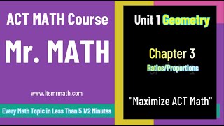 Celebrity ACT Math Course Chapter 3 "Maximize ACT Math" Profile