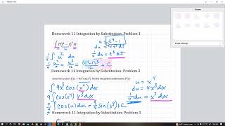 WebWork Homework 11 IntbySub