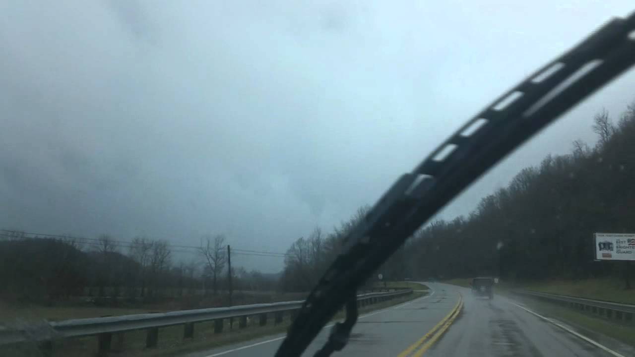 Tornado in Russell Springs Kentucky Trying to Catch the Funnel Cloud