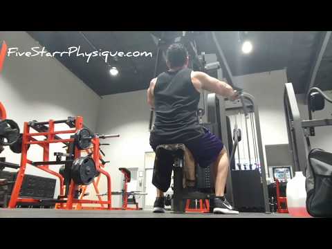 Reverse pec deck fly