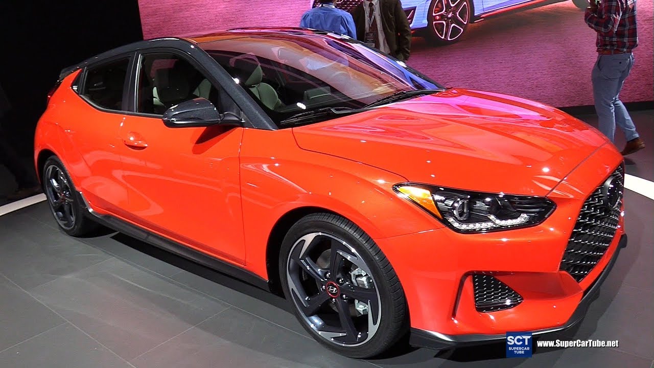 2019 Hyundai Veloster Turbo Exterior And Interior Walkaround Debut 2018 Detroit Auto Show