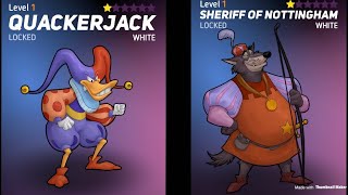 JUNE 2021 UPDATE - Disney Heroes: Battle Mode - Quackerjack and Sheriff of Nottingham!