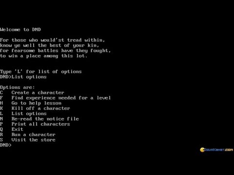 DND – gameplay video