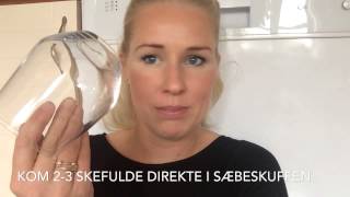 Sådan fjerner du de hvide kalk pletter fra dine glas