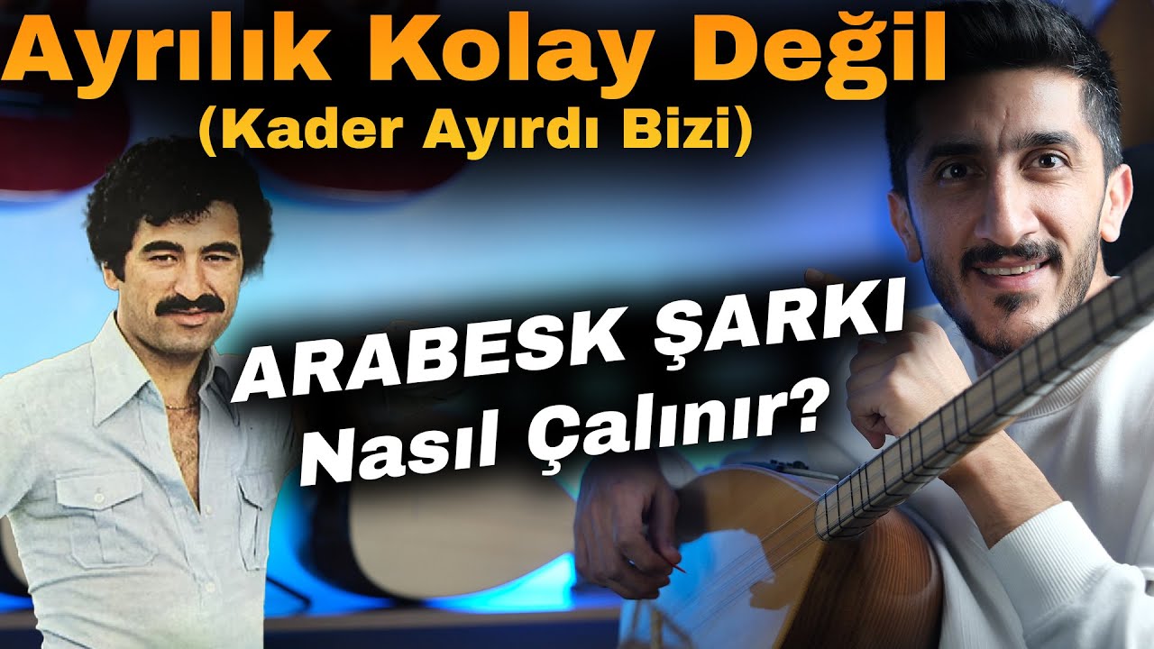 AYRILIK KOLAY DEĞİL (Kader Ayırdı Bizi) SOLFEJ SAZ NOTALARI | İBRAHİM TATLISES Bağlama