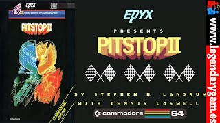 Pitstop 2 - Full Championship - (1984) - Epyx - Let's Play - C64 - C64games - Commodore 64